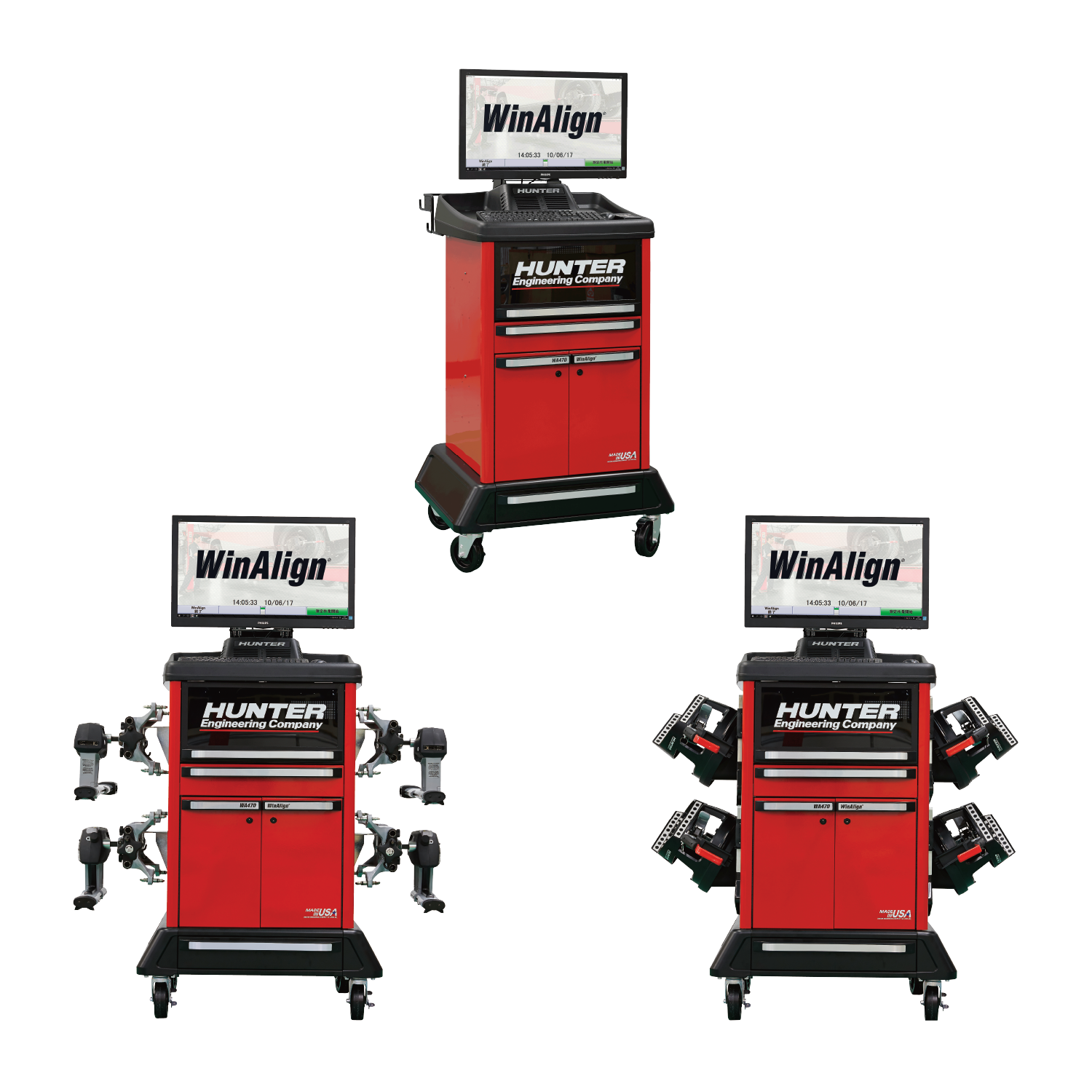 HUNTER ホイールアライメントシステム HawkEye Elite／WA670